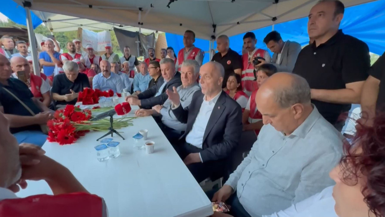TÜRK-İŞ'ten Polonez işçilerine ziyaret! Ergün Atalay sorunun takipçisi olacaklarını aktardı